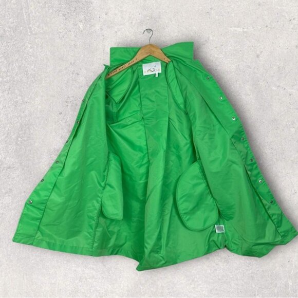 NEW Remain Birger Christensen Green Storm Mini Dress Size 4 Collared Bright NWOT - Picture 11 of 13